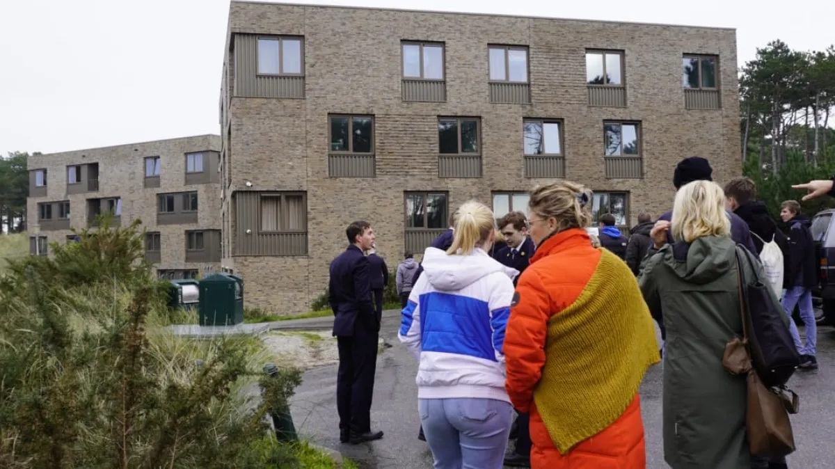 Bezoek aan campus tijdens miwb open dag